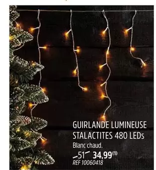 GUIRLANDE LUMINEUSE STALACTITES 480 LEDs