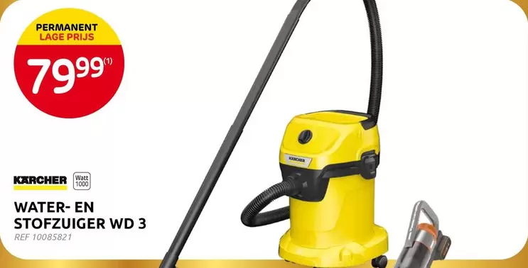 Karcher - WATER- EN STOFZUIGER WD 3