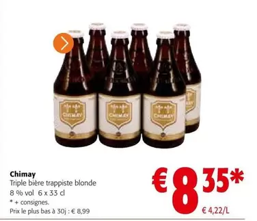 Chimay - Triple bière trappiste blonde