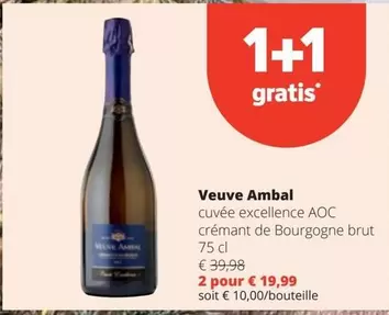 De - cuvée excellence AOC crémant de Bourgogne brut