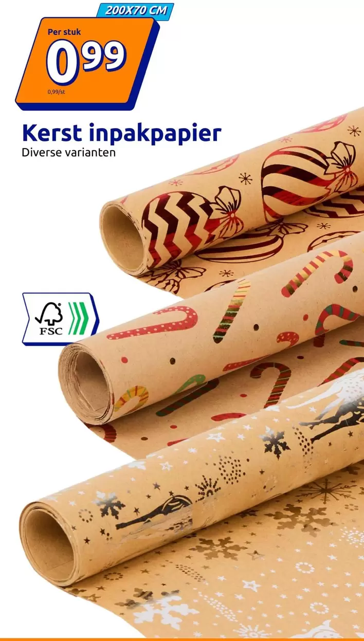 Kerst inpakpapier