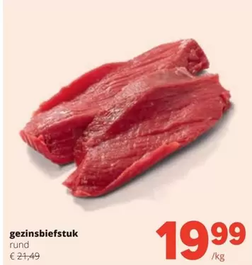 Gezinsbiefstuk Rund