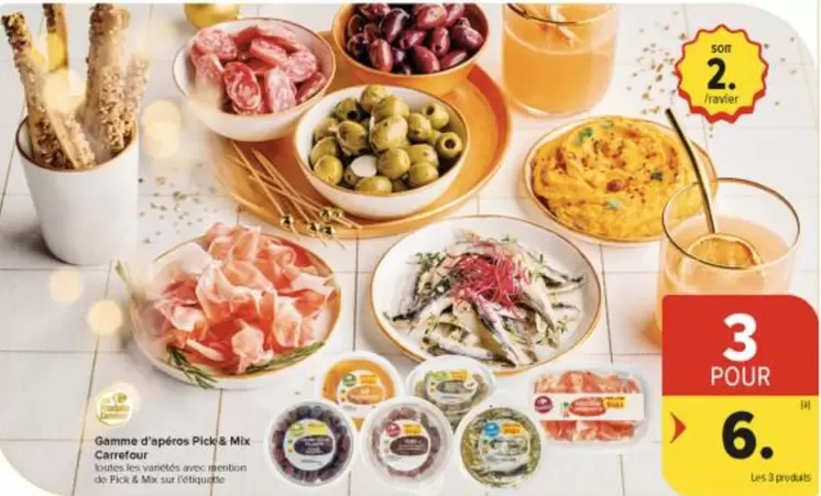 Mix - Gamme d'apéros Pick &