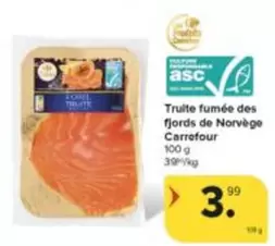 De - Truite fumée des fjords de Norvège