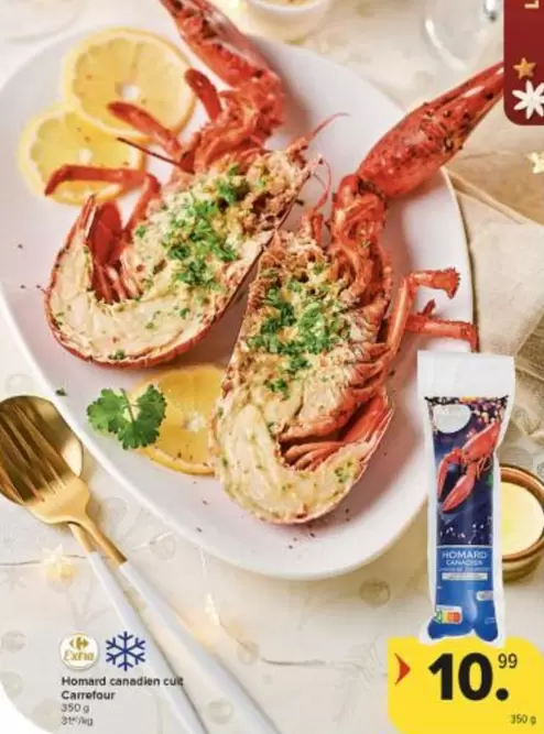 Extra - Homard canadien cuit