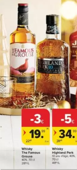 Park - Whisky The Famous Grouse or Whisky Highland