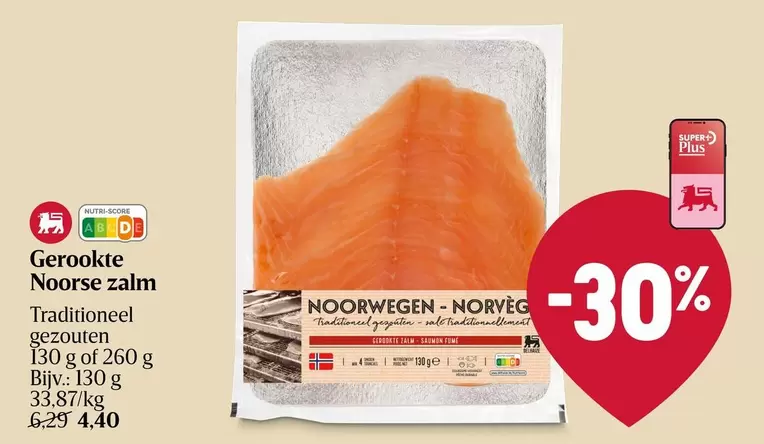 Gerookte Noorse zalm