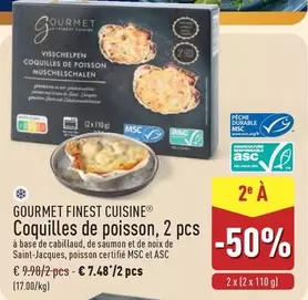 Go - COQUILLES de poisson, 2 pcs
