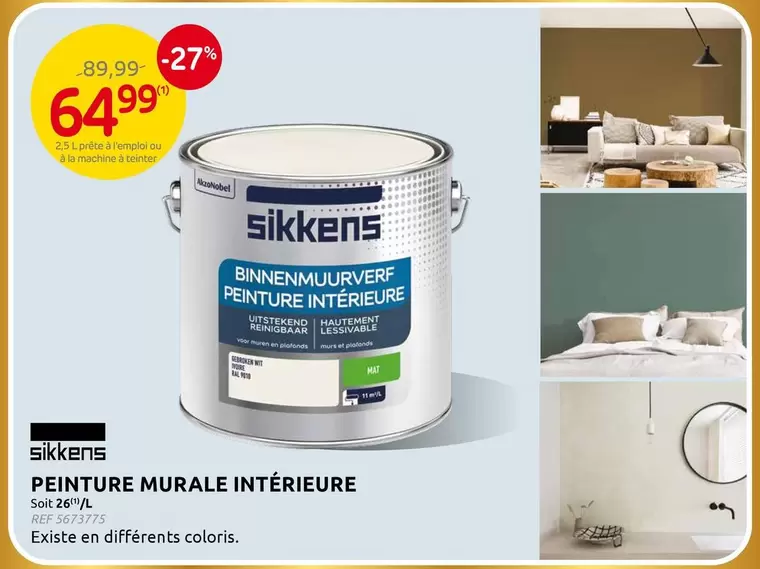 PEINTURE MURALE INTÉRIEURE