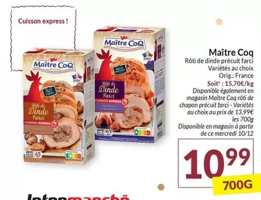 Express - Rôti de dinde précuit farci