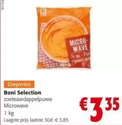 zoeteaardappelpuree Microwave