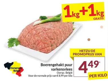 De - Boerengehakt puur varkensvlees