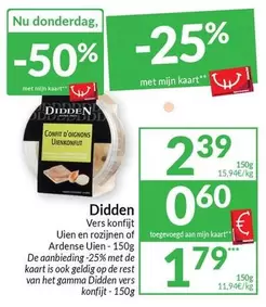 Nu - Vers konfijt Uien en rozijnen of Ardense Uien