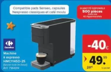 Senseo - Machine à espresso HMC11450-25