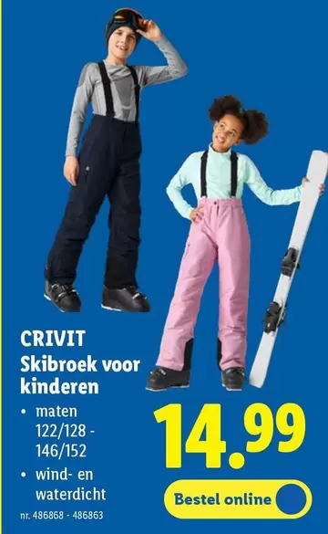 Skibroek voor kinderen