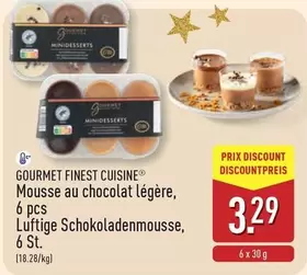 Go - Mousse au chocolat légère, 6 pcs Luftige Schokoladenmousse, 6 St.