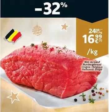 De - Rôti de bœuf Rundergebraad