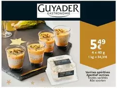 Verrines apéritives