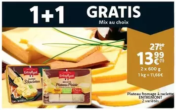 Mix - Plateau fromage à raclette