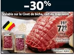 De - Civet de biche, cerf ou marcassin