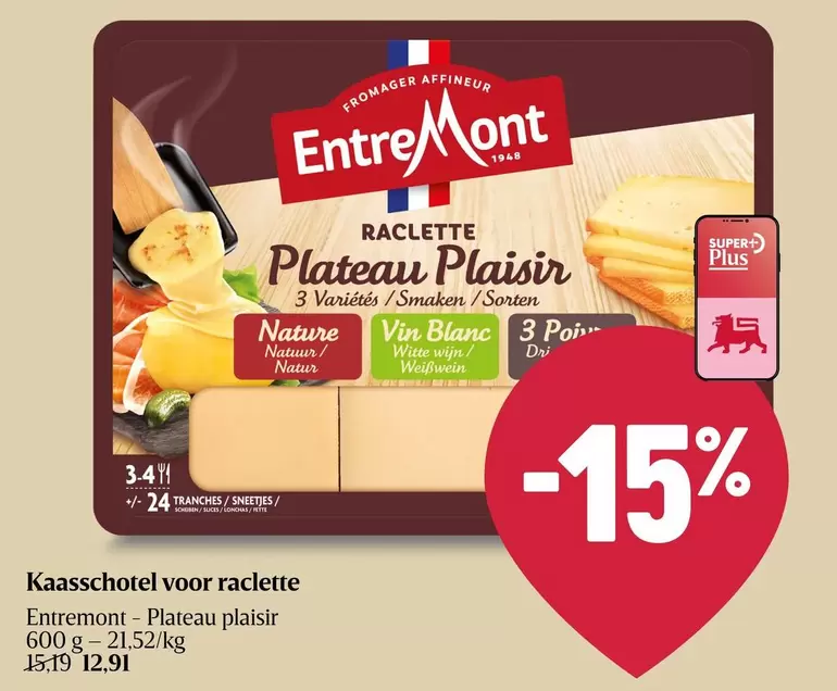 Kaasschotel voor raclette