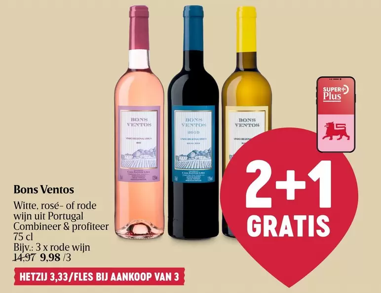 Witte, rosé- of rode wijn uit Portugal