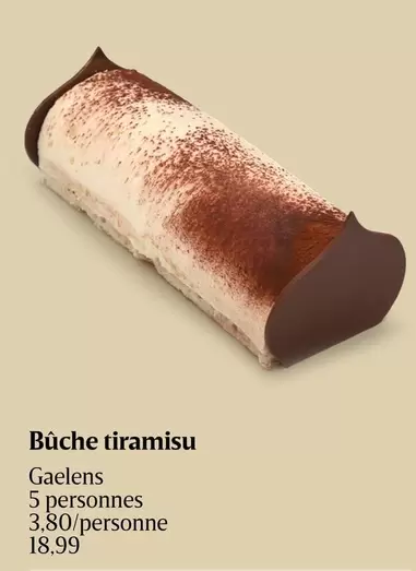 Bûche tiramisu