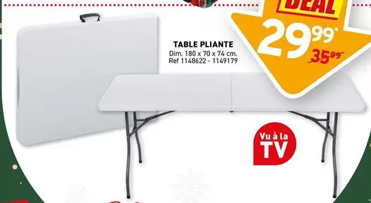 TABLE PLIANTE