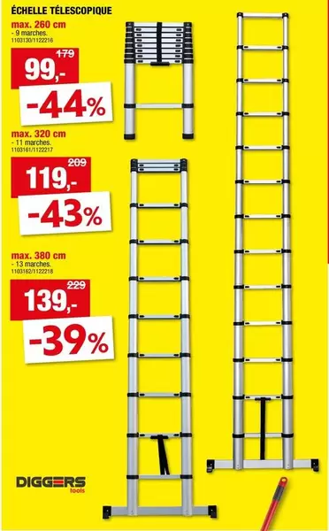 ÉCHELLE TELESCOPIQUE