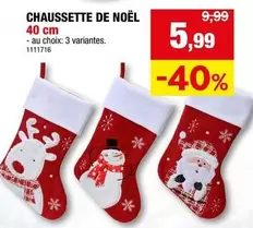 De - CHAUSSETTE DE NOËL