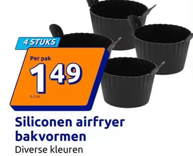 Siliconen airfryer bakvormen