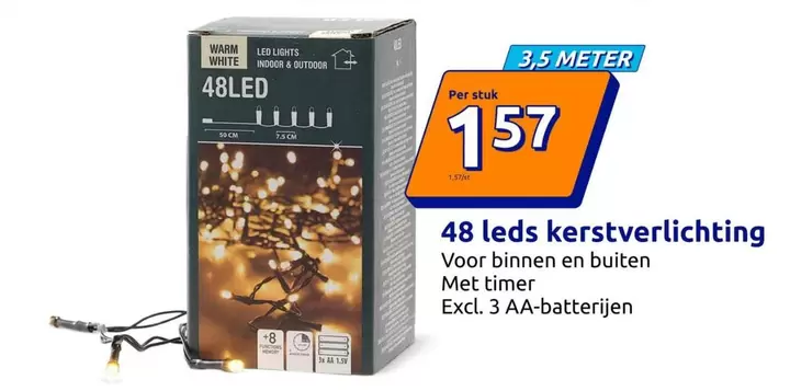 White - 48 leds kerstverlichting