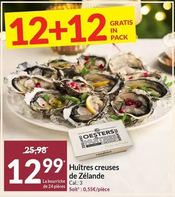 De - Huîtres creuses de Zélande