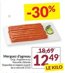 De - Merguez d'agneau