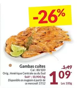 De - Gambas cuites