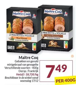 De - 2 MINI ROTIS VOLAILLE