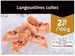 Langoustines cuites