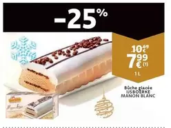Bûche glacée JSBOERKE MANON BLANC