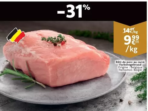 De - Rôti de porc au carré