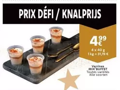 Mix - Verrines MIX BUFFET