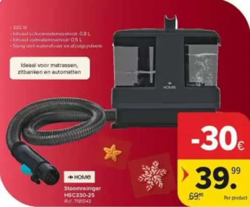 Red - Stoomreiniger HSC330-25