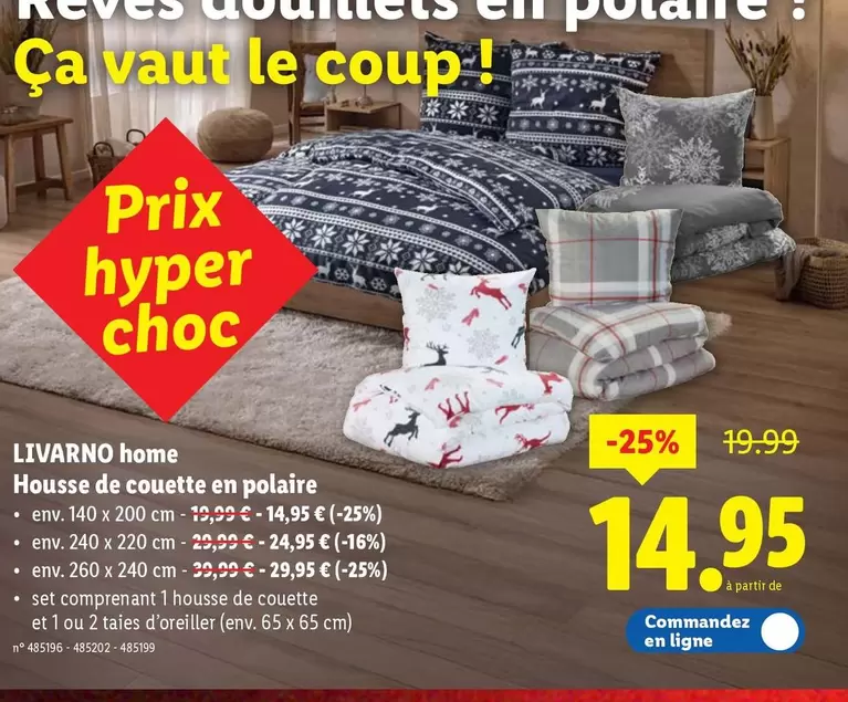 De - Housse de couette en polaire