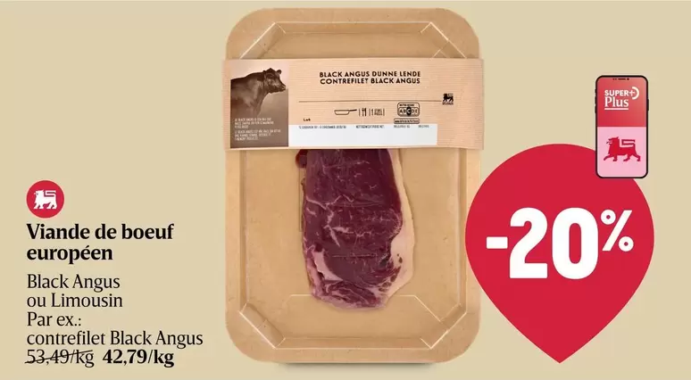 De - Viande de boeuf européen Black Angus ou Limousin