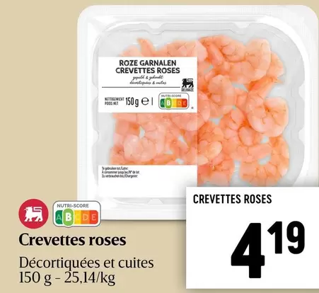 Crevettes roses