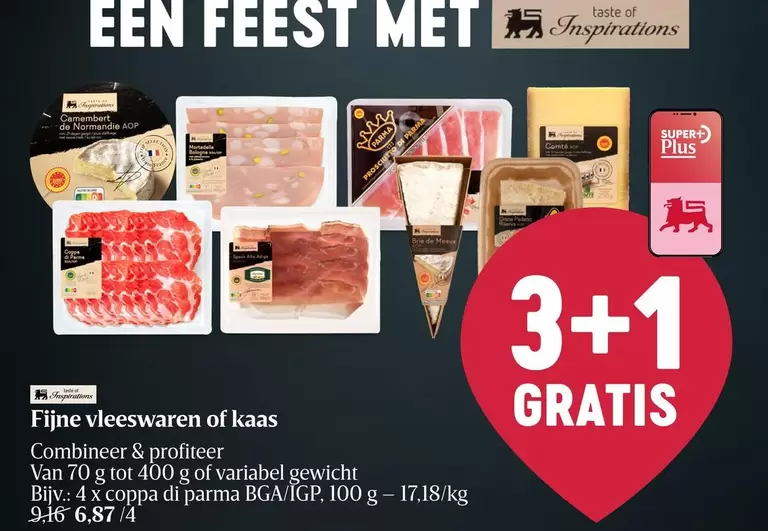 De - Fijne vleeswaren of kaas
