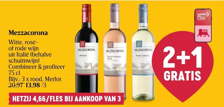 Wine, rose of rode wijn uit Italië