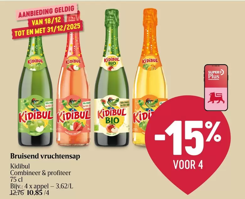 Bruisend vruchtensap