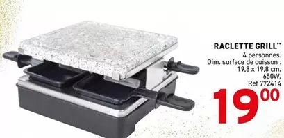 De - RACLETTE GRILL