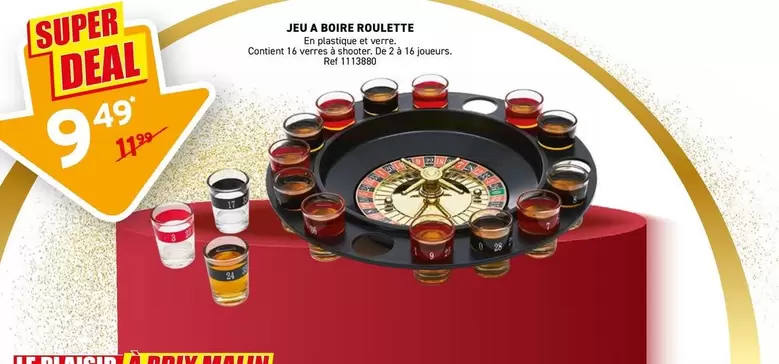 De - JEU A BOIRE ROULETTE