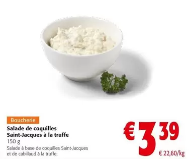 De - Salade de coquilles Saint-Jacques à la truffe